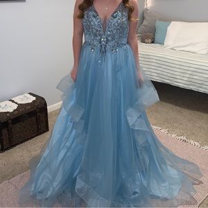 Light blue prom dress (10)